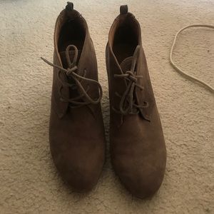 Brown booties